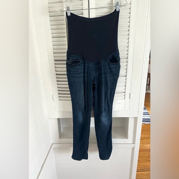 Led Denim - LED Dark Blue Maternity Jeans